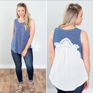Crotchet Detail Back Top